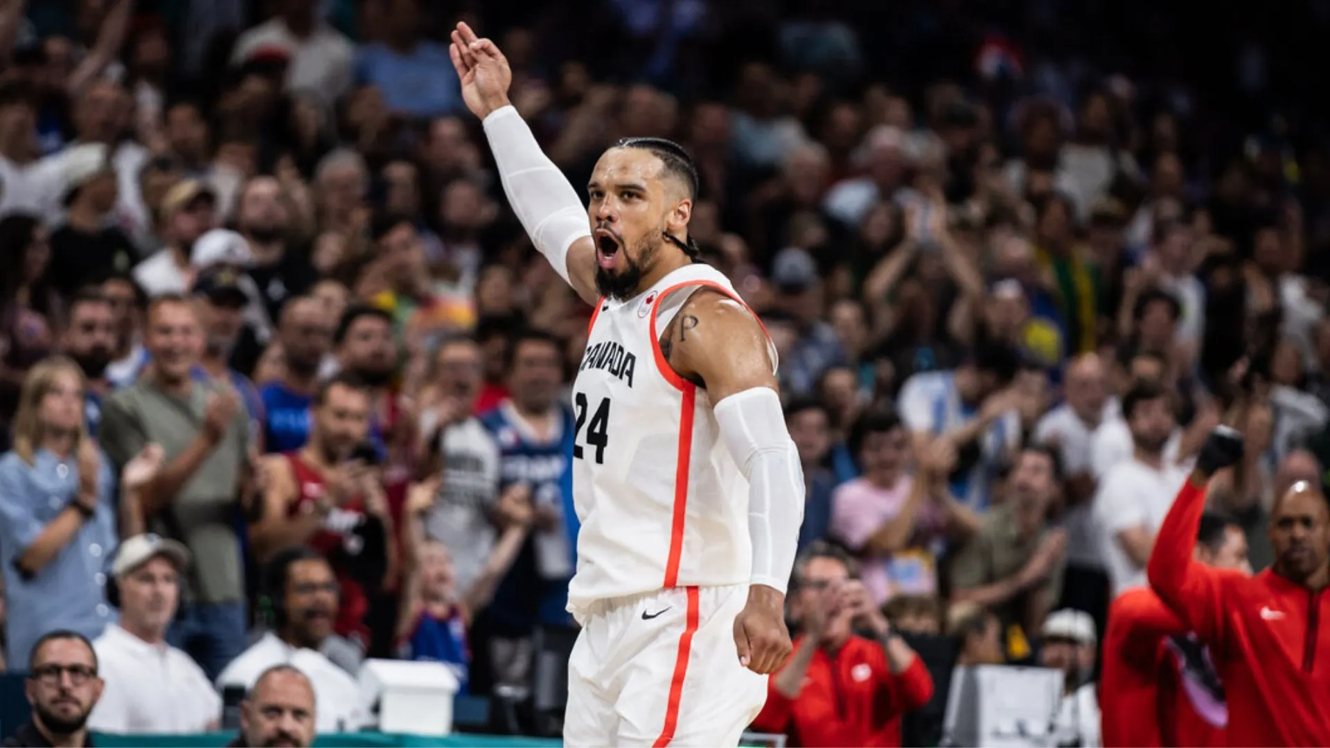 Canada Senior Men's National Team take down Australia 93-83, moves to 2-0 at Paris Olympics