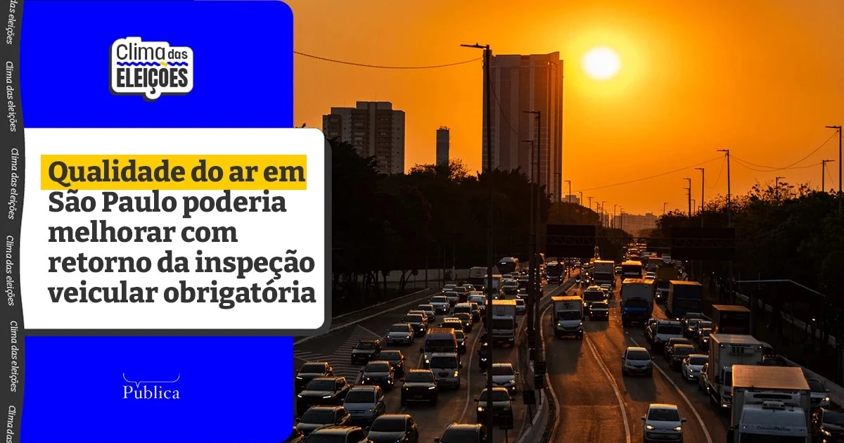 SP: qualidade do ar melhoraria com retorno da inspeção veicular