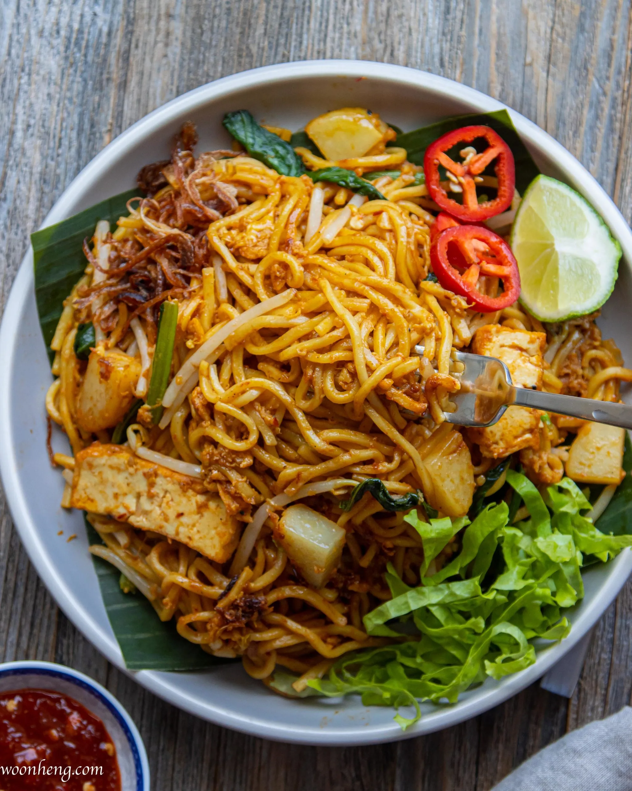 How to Make a Flavorful Vegan Mee Goreng Mamak - WoonHeng