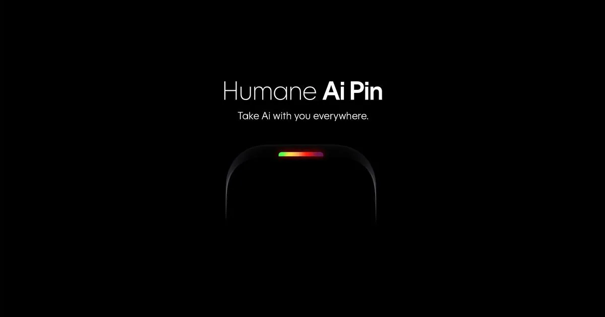 Humane’s first gadget is named the “Humane Ai Pin,” and it’s coming this year