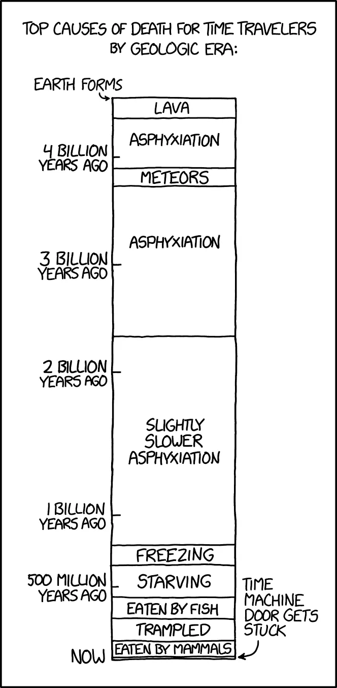 Time Traveler Causes of Death