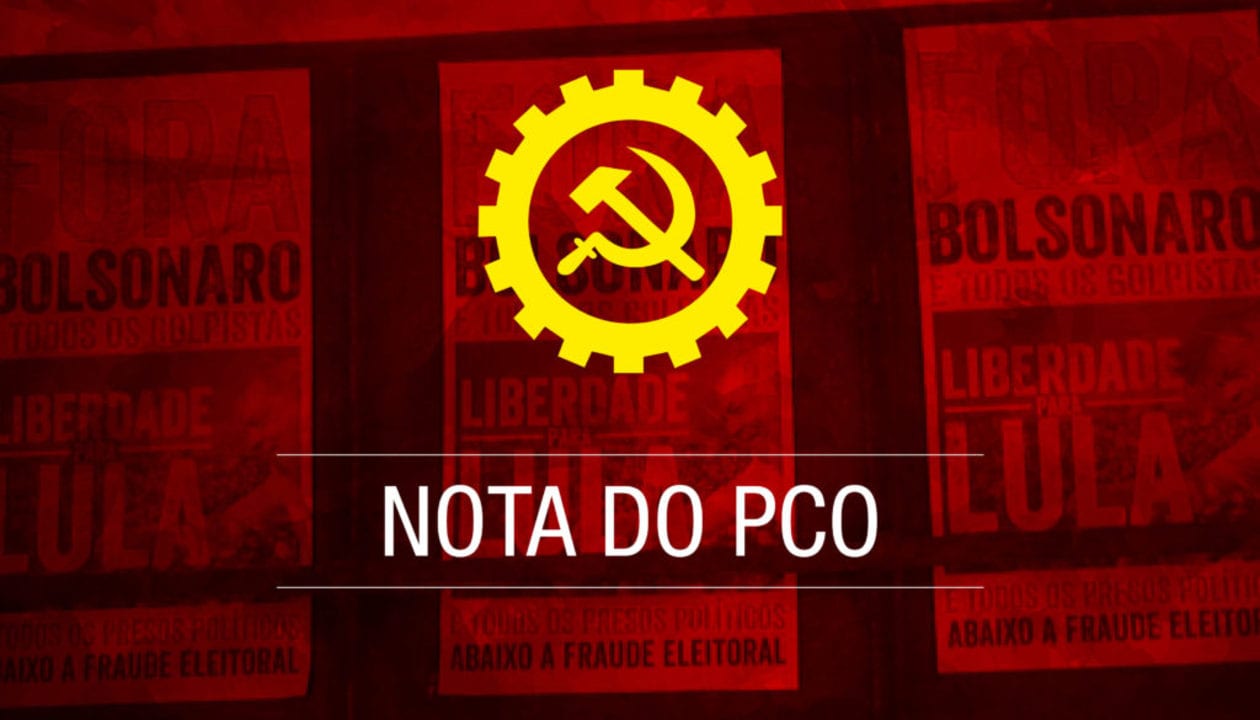 PCO publica Nota Oficial sobre bloqueio de suas contas pelo STF