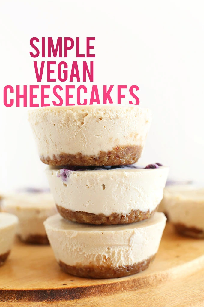 7-Ingredient Vegan Cheesecakes