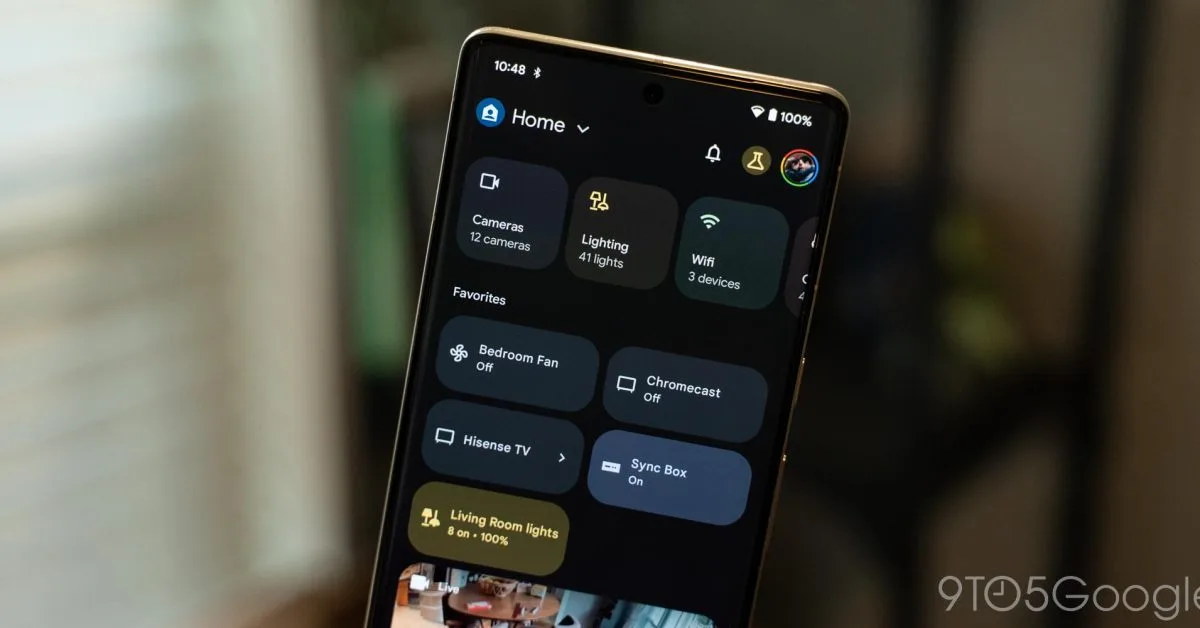 The Google Home app is preparing a search bar and Material You theme support