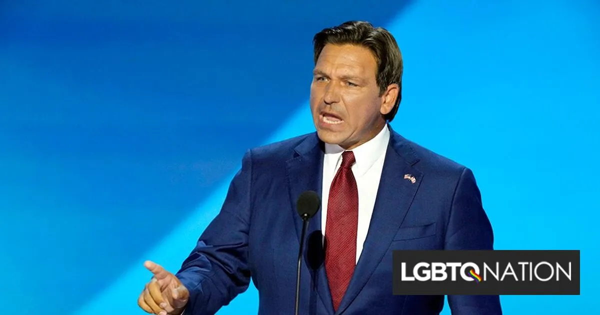 Ron DeSantis goes on bizarre rant after federal judge blocks his "Stop WOKE Act" - LGBTQ Nation