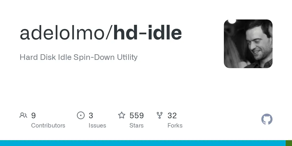 GitHub - adelolmo/hd-idle: Hard Disk Idle Spin-Down Utility