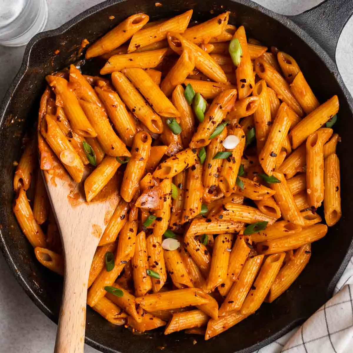 Creamy Korean Gochujang Pasta