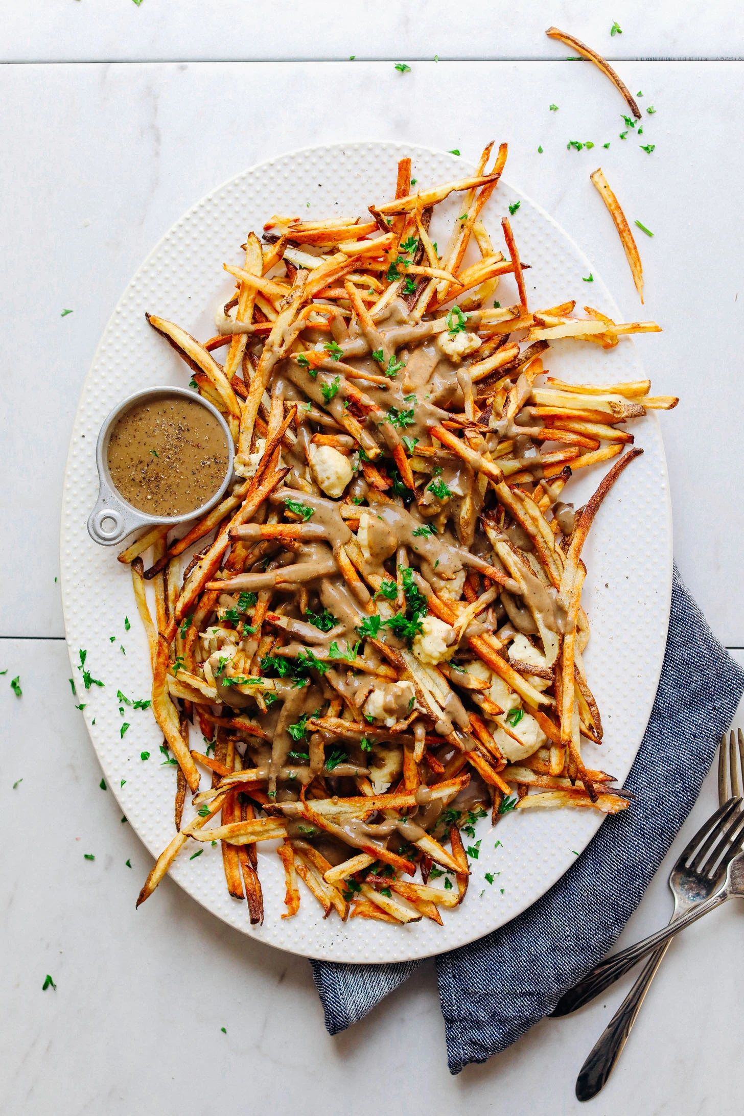 Easy Vegan Poutine