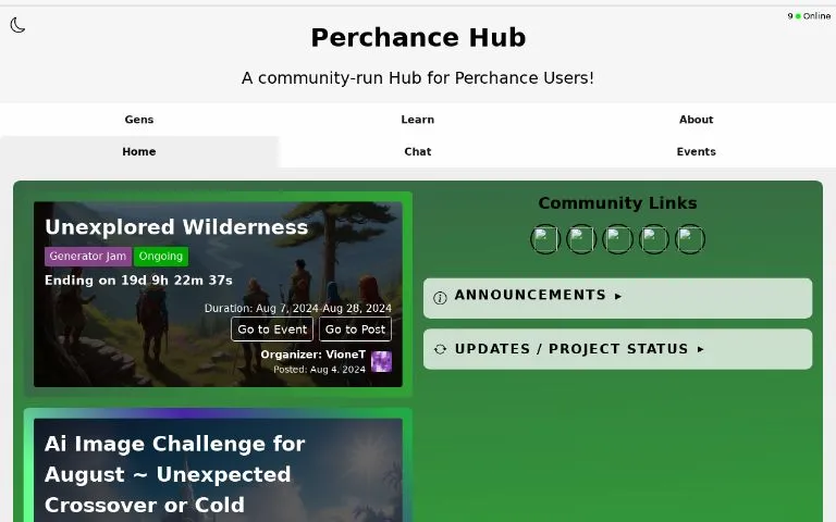 Perchance Hub ― Perchance Generator