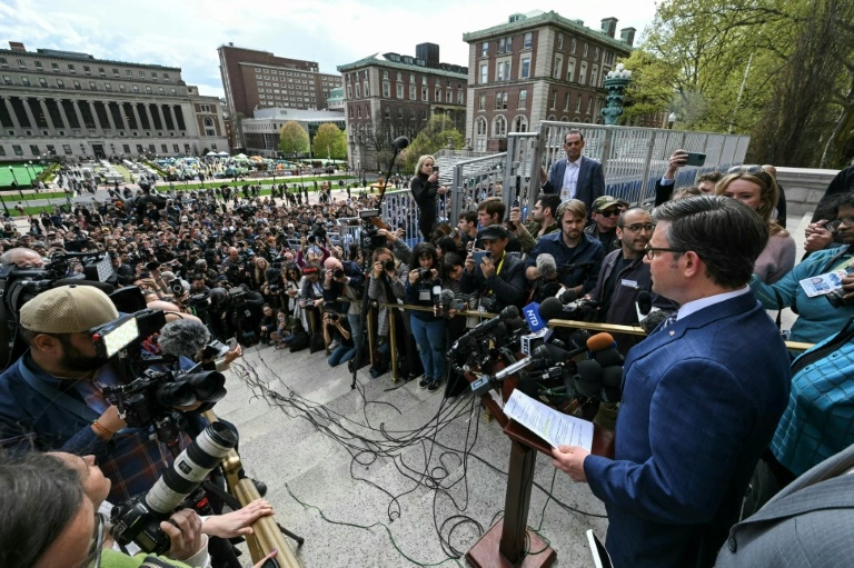 Pro-Palestinian protests spread at US universities