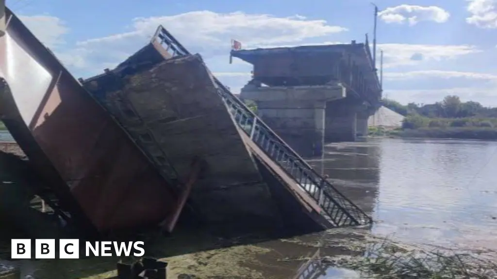 Ukraine incursion destroys key Russian bridge in Kursk region