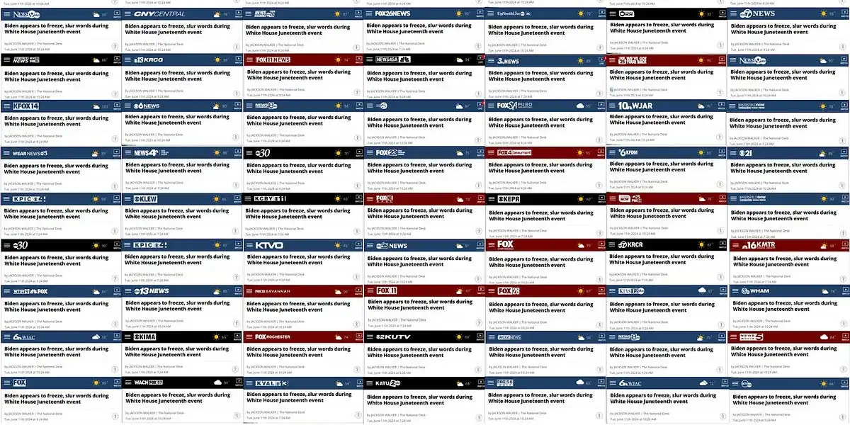 Sinclair floods local news websites with hundreds of deceptive articles about Biden's mental fitness