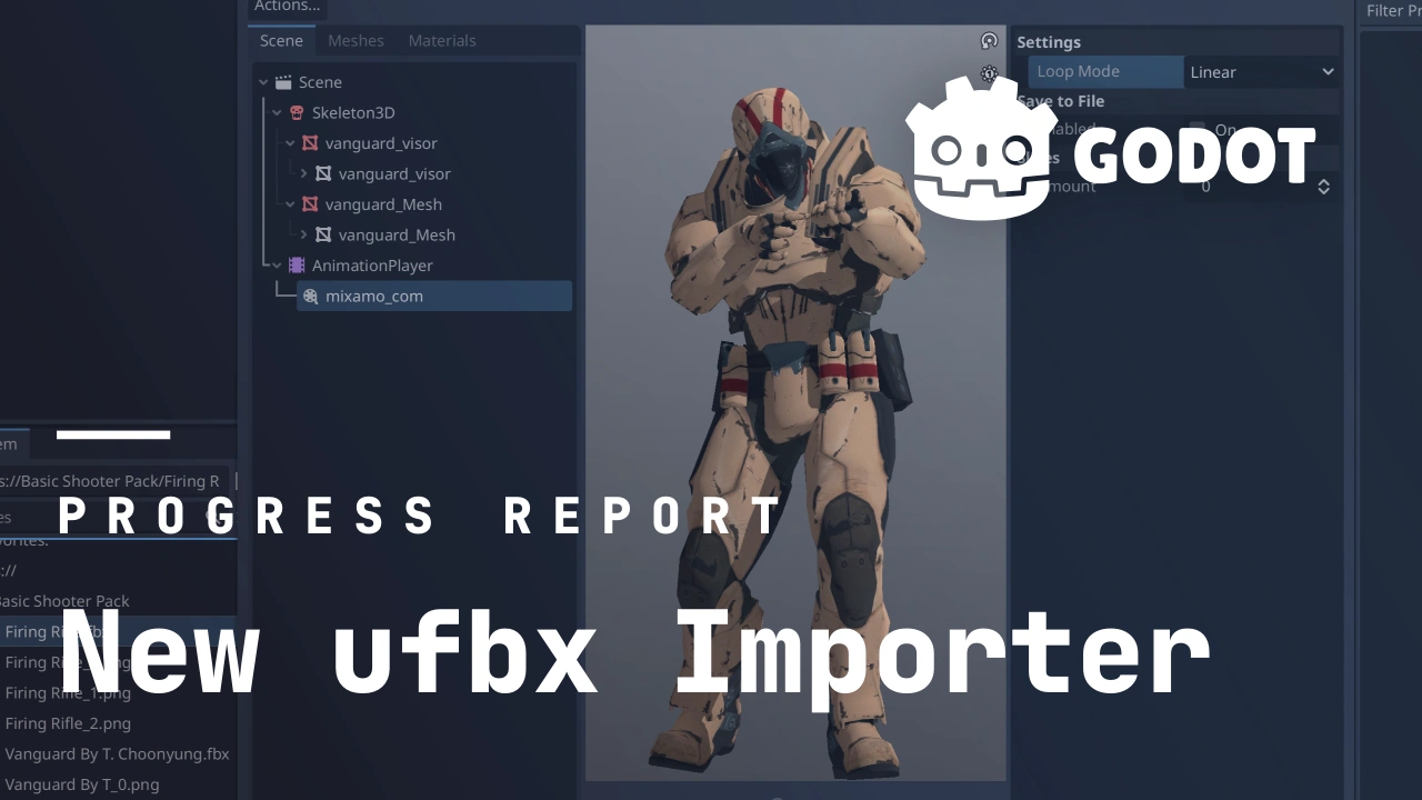 Introducing the improved ufbx importer in Godot 4.3