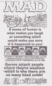 Mad Magazine Toilet Paper Roll 1996 : Free Download, Borrow, and Streaming : Internet Archive