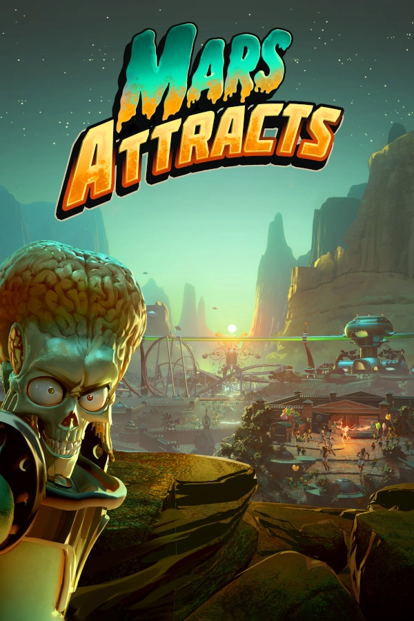 Mars Attracts is a new theme park management game based on cult classic movie Mars Attacks.