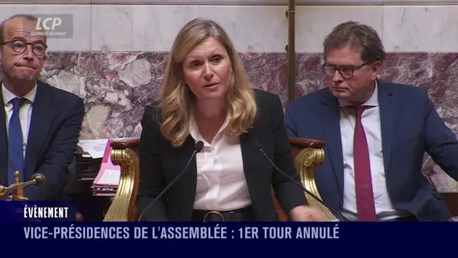 Assemblée nationale : annulation du 1er tour de l'élection aux vice-présidences du Palais-Bourbon | LCP - Assemblée nationale