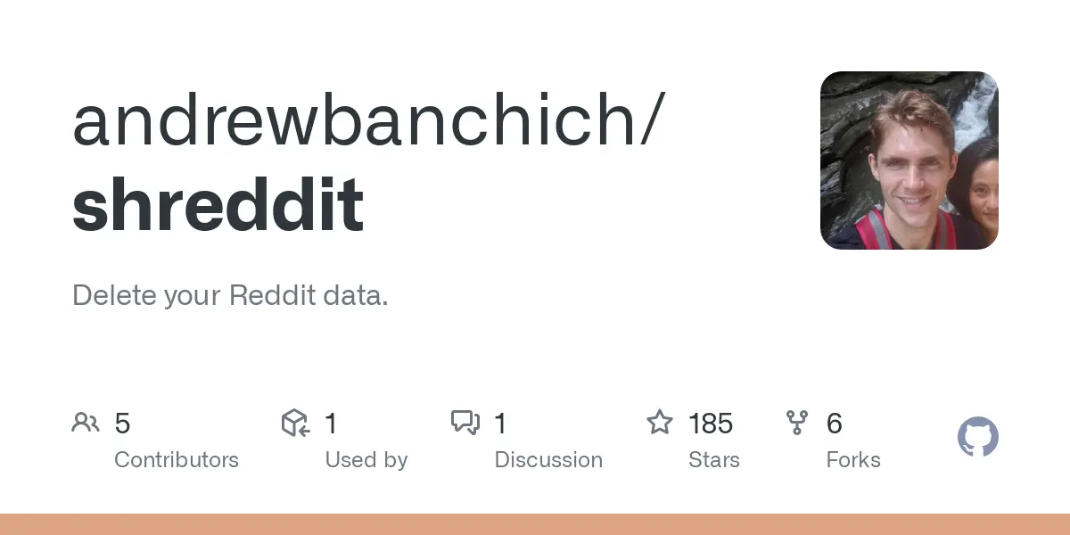 GitHub - andrewbanchich/shreddit: Delete your Reddit data.