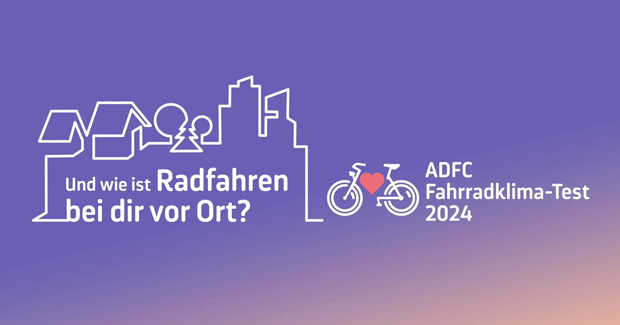 Jetzt mitmachen beim ADFC-Fahrradklima-Test 2024!