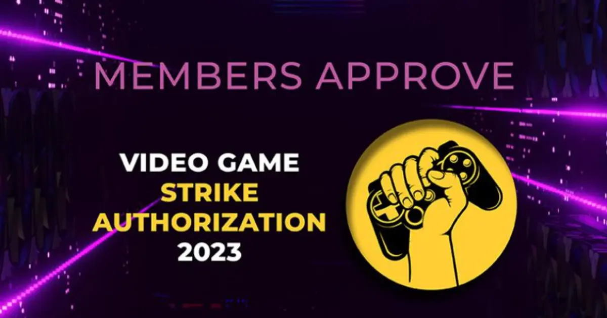 SAG-AFTRA members overwhelmingly vote in favour of authorising video game strike